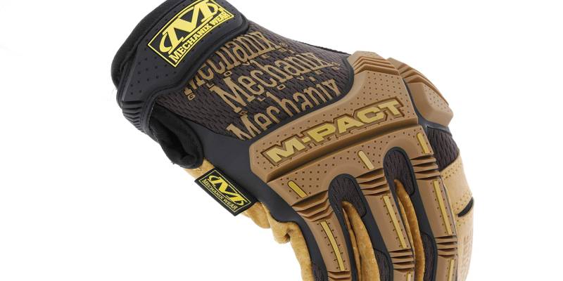 Mechanix Wear M-Pact® Leather Handschuhe (X-Large, Braun/Schwarz) von Mechanix Wear