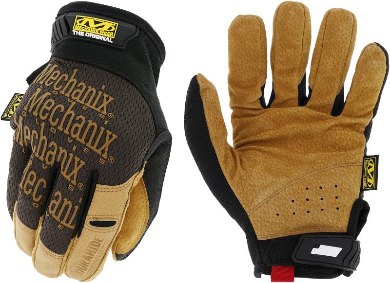 Mechanix Wear Original® Leather Arbeitshandschuhe (Medium, Braun/Schwarz) von Mechanix Wear