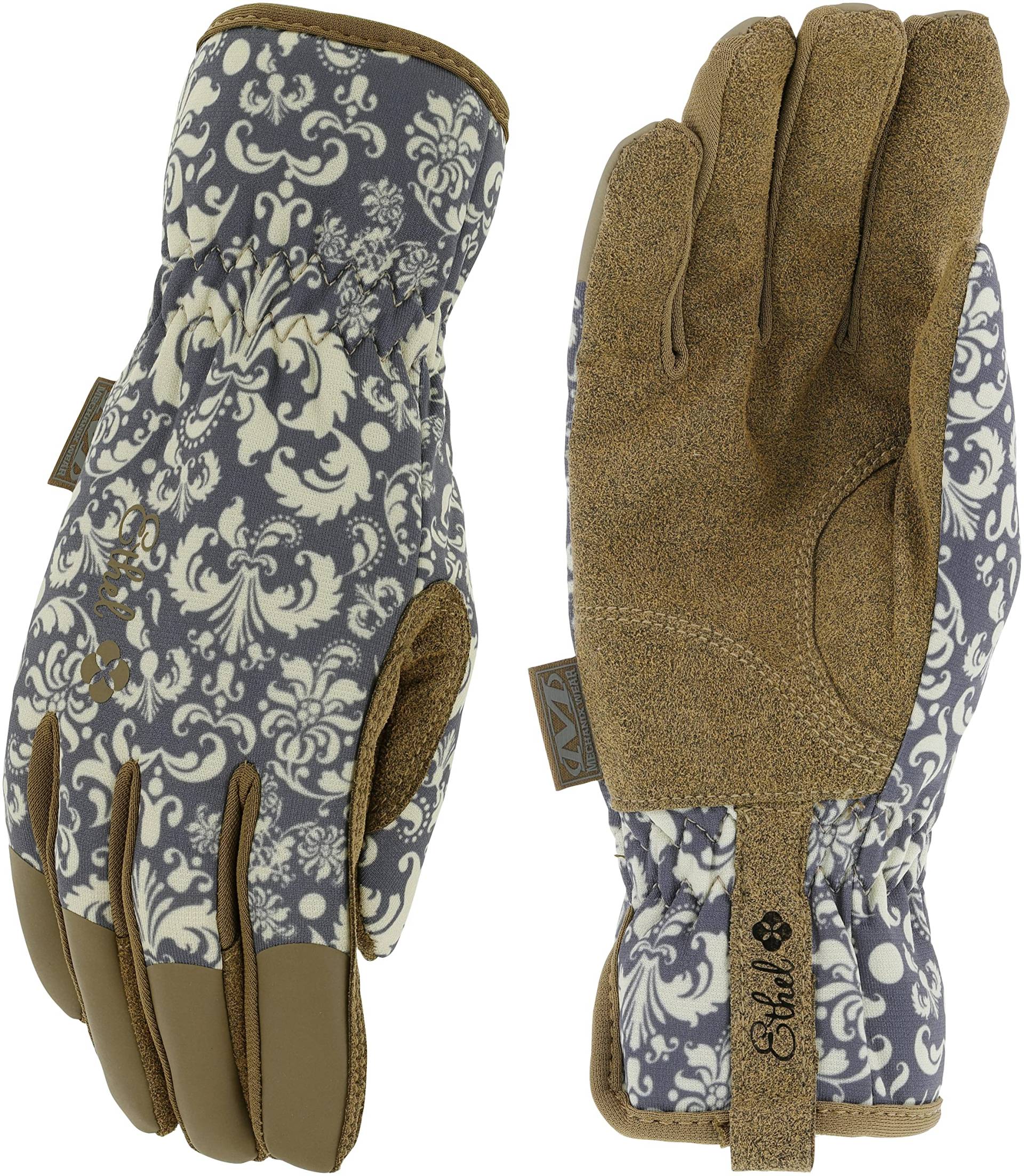 Mechanix Wear Ethel® Garden Utility Jubilee Handschuhe (Medium, Blau/Braun) von Mechanix Wear