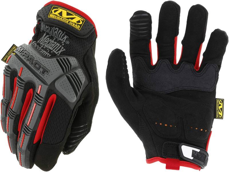 Mechanix herren MPT-52-011 Handschuhe mit Sto schutz, Schwarz/Rot, XL EU von Mechanix Wear