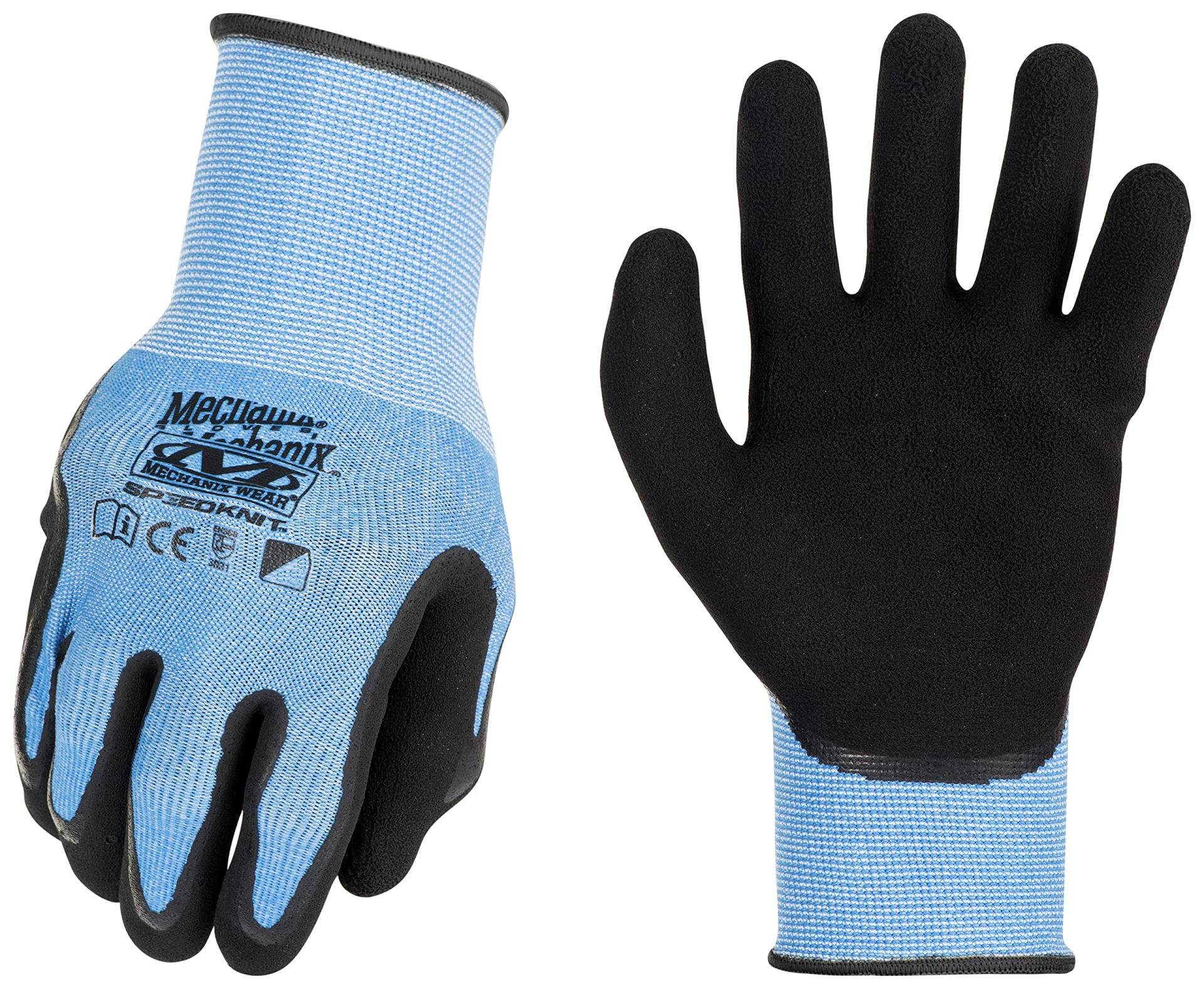 Mechanix Wear SpeedKnit CoolMax® Arbeit Handschuhe (Large, Schwarz) von Mechanix Wear
