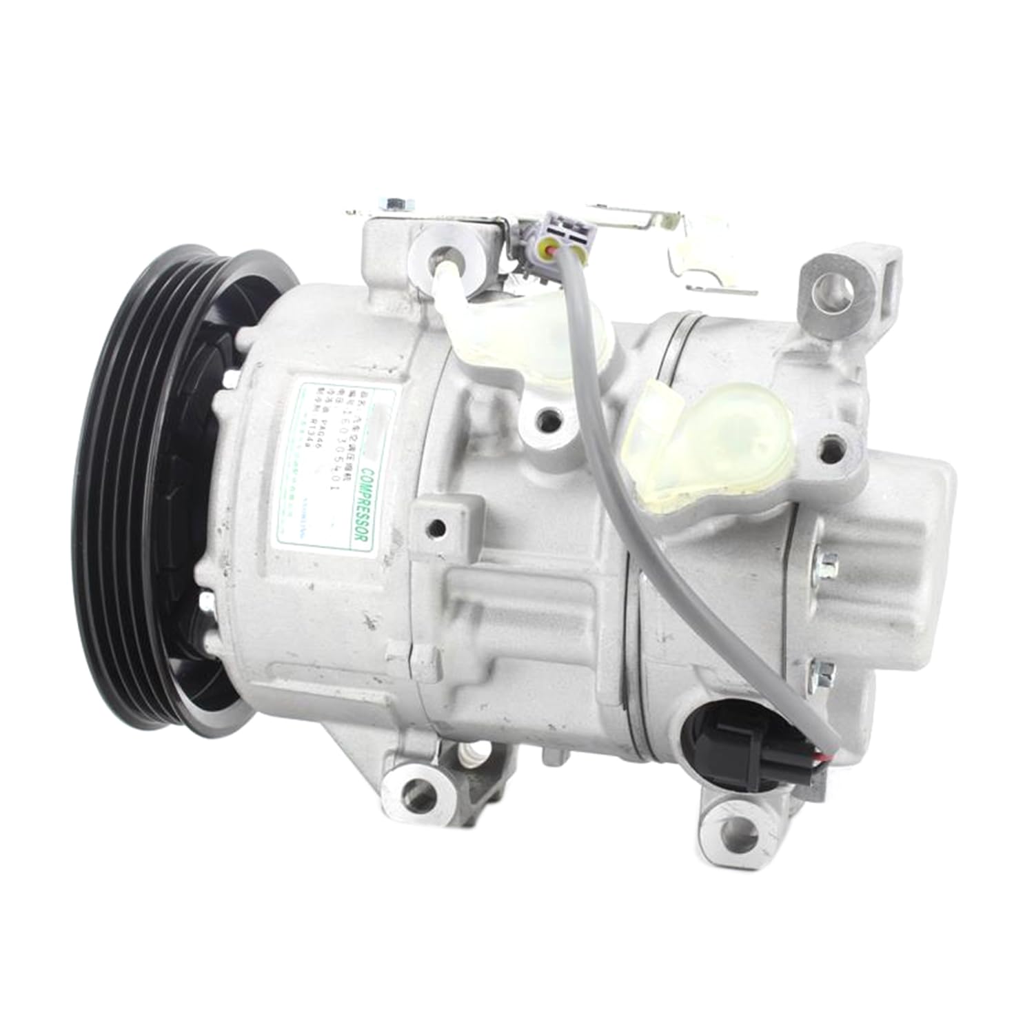 Meckparts 447260-1172 447260-1175 12V Klimaanlage Kompressor kompatibel mit Toyota Yaris L4 1.5L S LE CE RS Base Premium Serie 2007-2013 Kompatibel mit Vitz Schrägheck NCP91 1.5 VVT-i von Meckparts