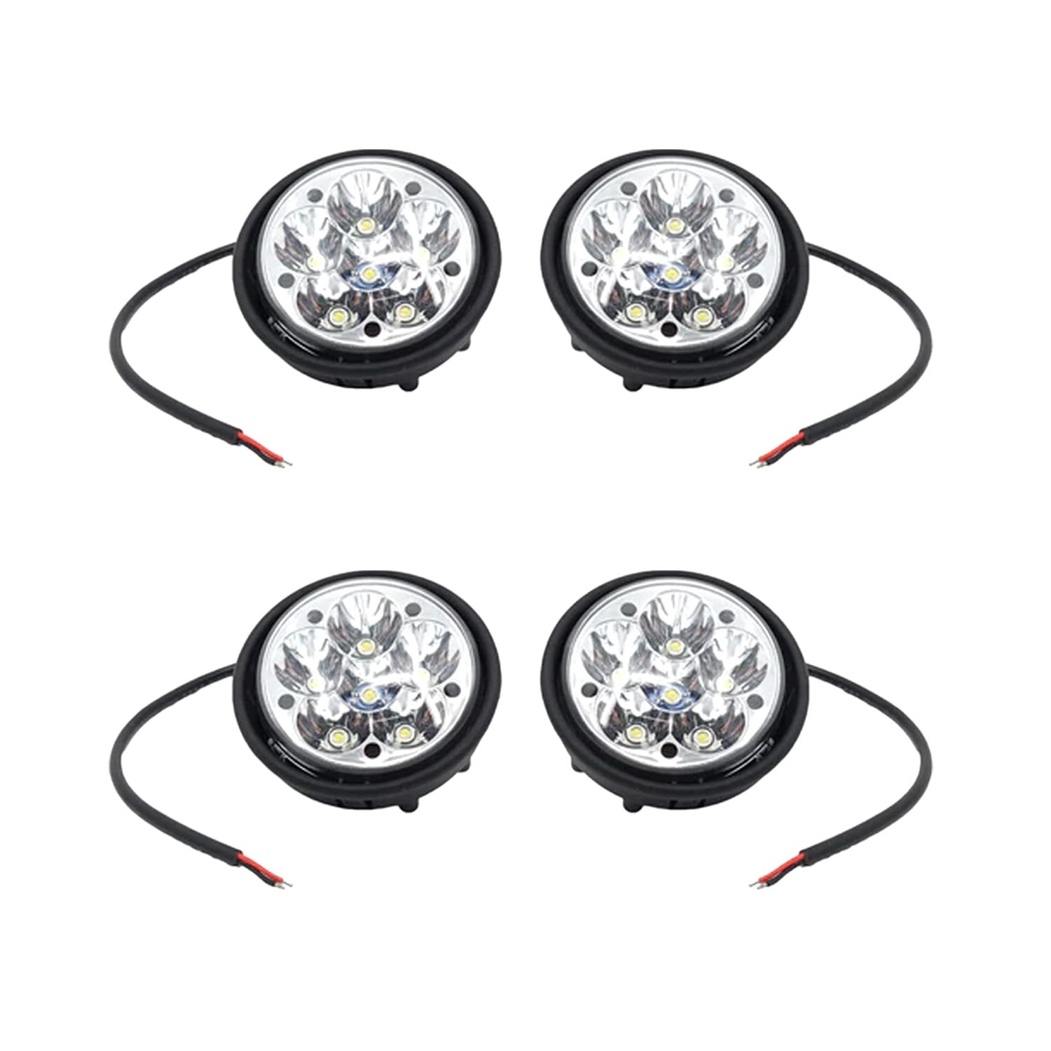 Meckparts A06-32497000 14161 LED-Nebelscheinwerfer, kompatibel mit Freightliner Columbia 2000–2015, 4 Stück von Meckparts