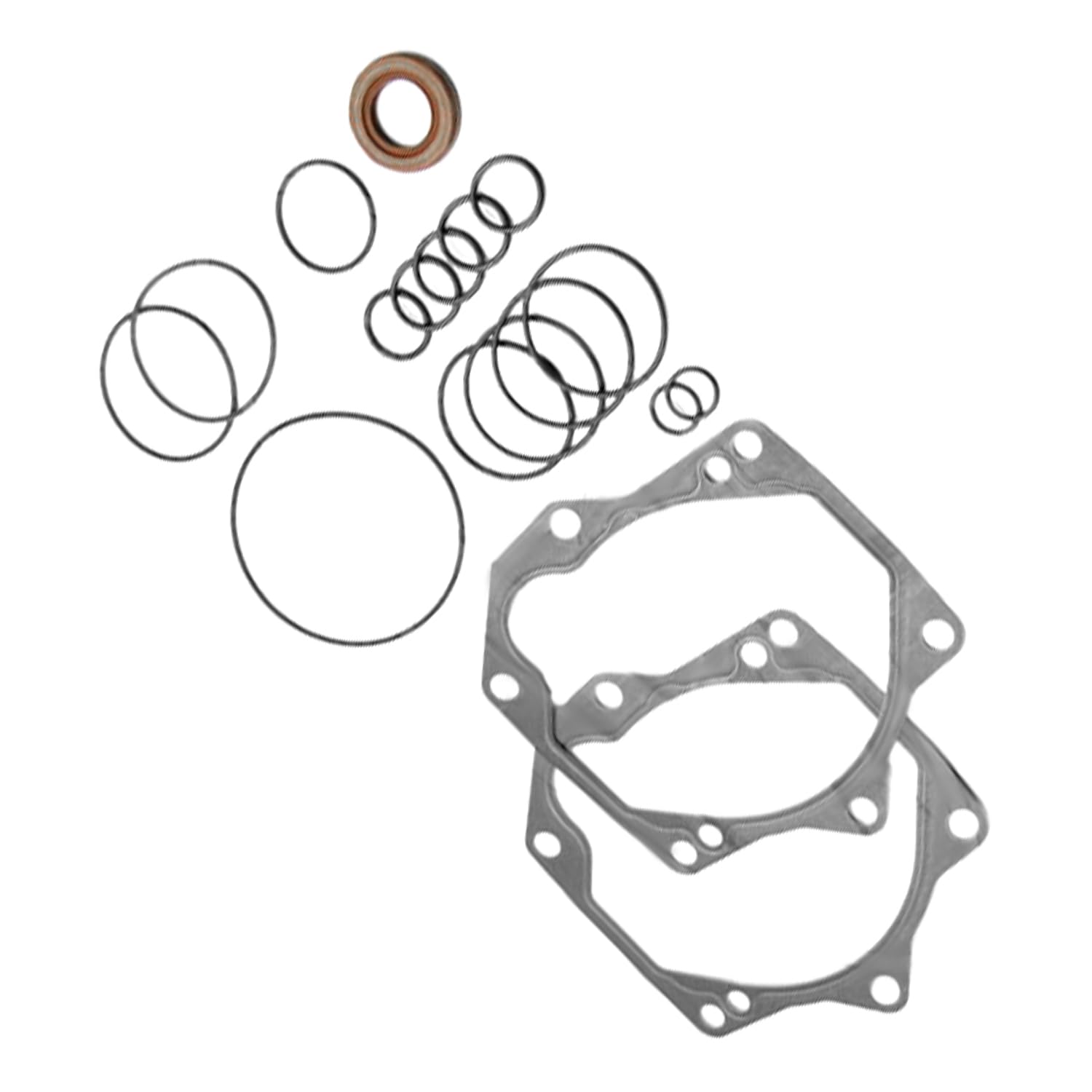 Meckparts Hydrostatpumpe 6512943 Dichtungssatz kompatibel mit Bobcat Loader 642 643 645 630 631 632 641 741 742 743 730 731 732 von Meckparts