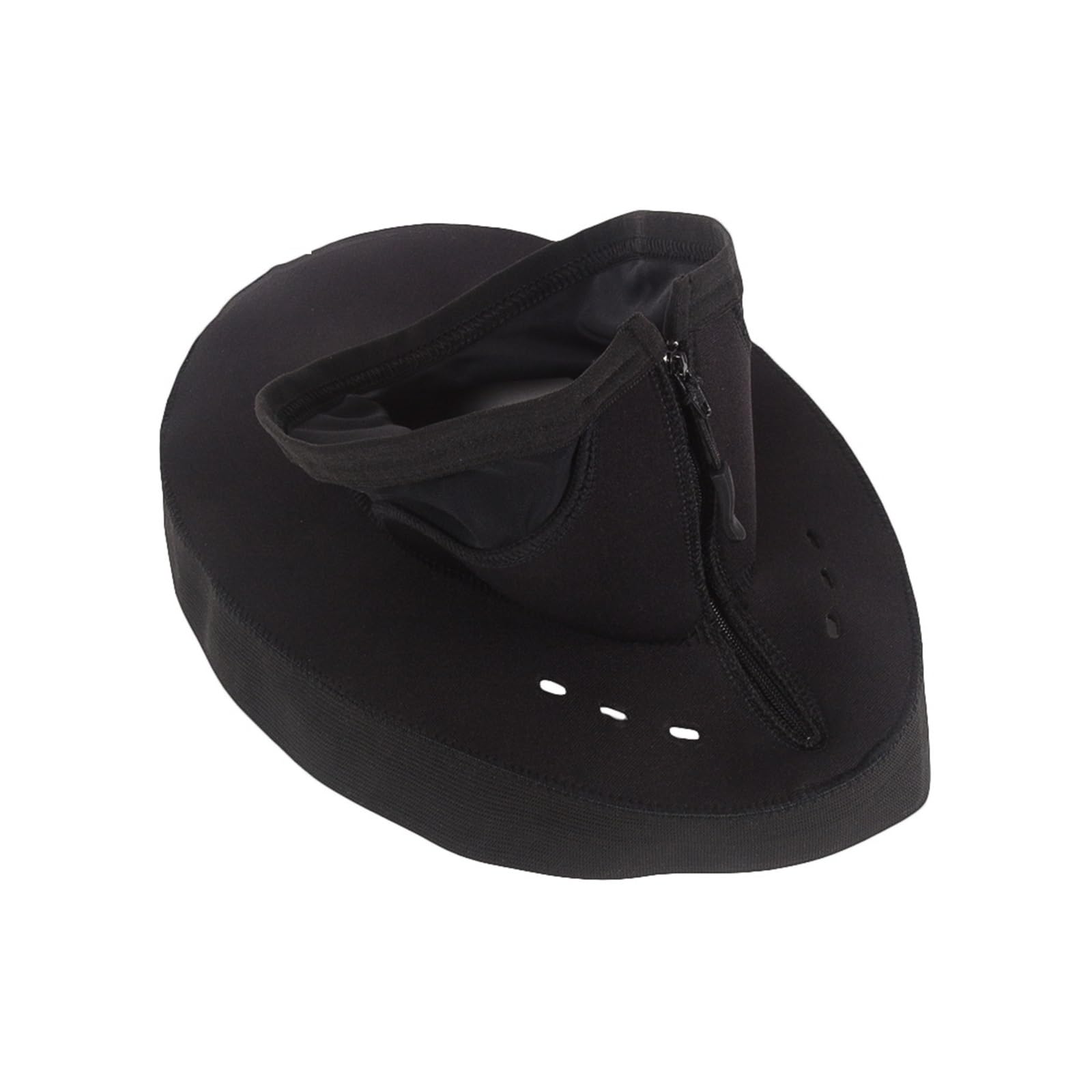 1 STÜCK Universal-Helm Windschutz Motorrad-Fahrradhelm Wind- und Geräuschblocker Schwarz Warmer Helm Windblocker Mit Reißverschluss ( Color : B ) von MedgAs