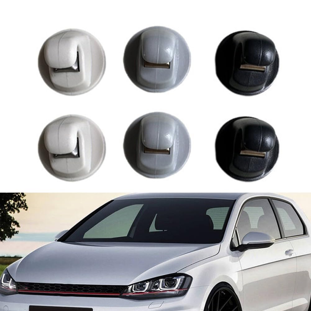 2 Stück Auto Sonnenblende Clips für Golf 7 und andere Modelle Einfache Ersatz Installation (Beige) von MeevrgR