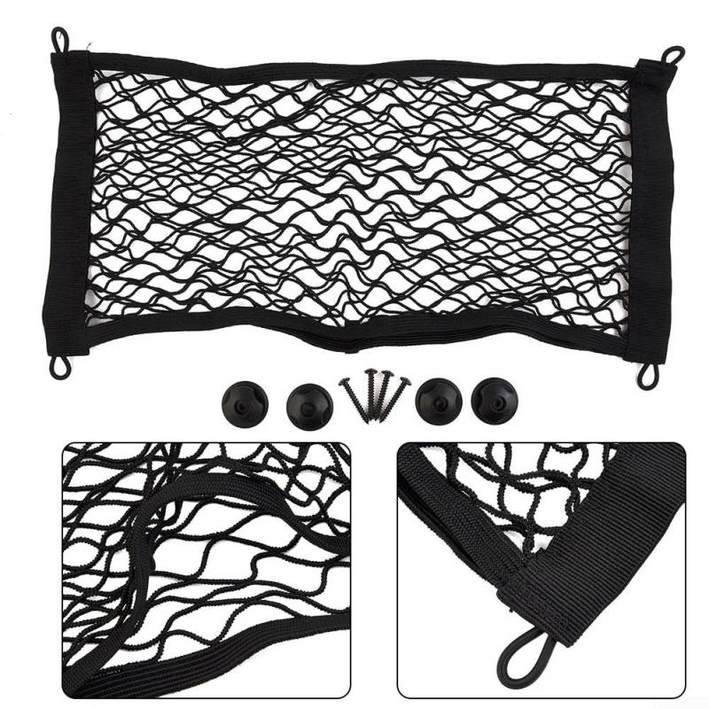 Auto Cargo Net,Cargo Net,Car Boot Net,Car Trunk Storage Net Elastisch Nylon Mesh Net met 4 Haken, 25 * 50 cm von MeevrgR