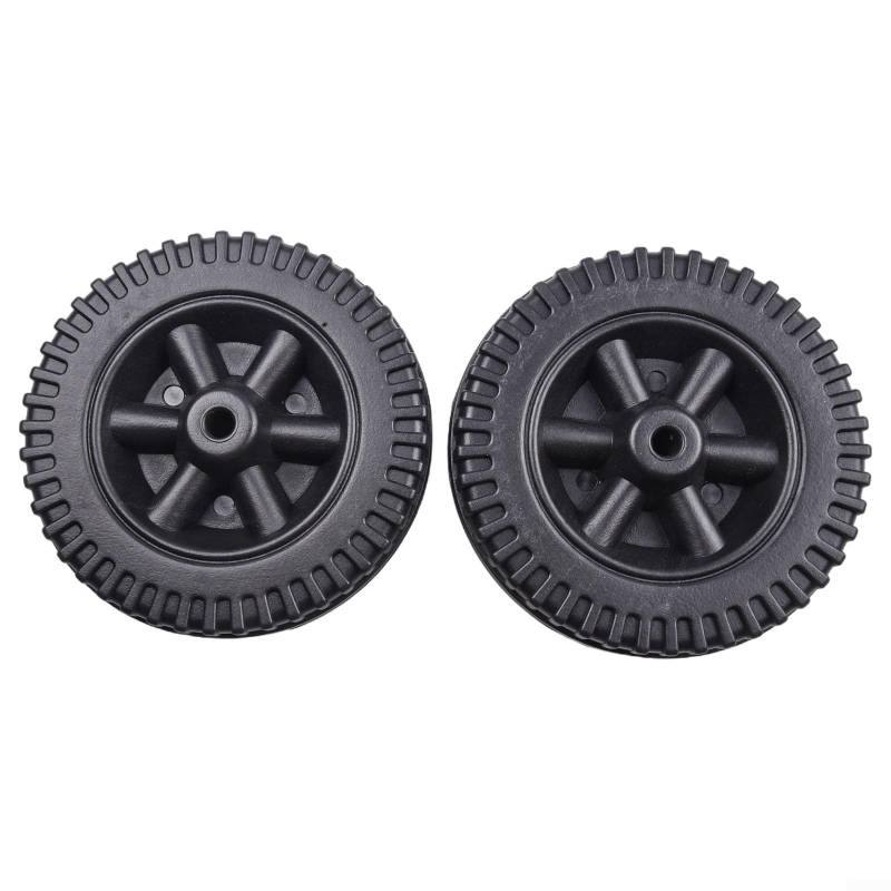 BBQ Wheel Ersatzset 6 Zoll Räder für Charbroil Gasgrills (2 Stück) (Schwarz) von MeevrgR