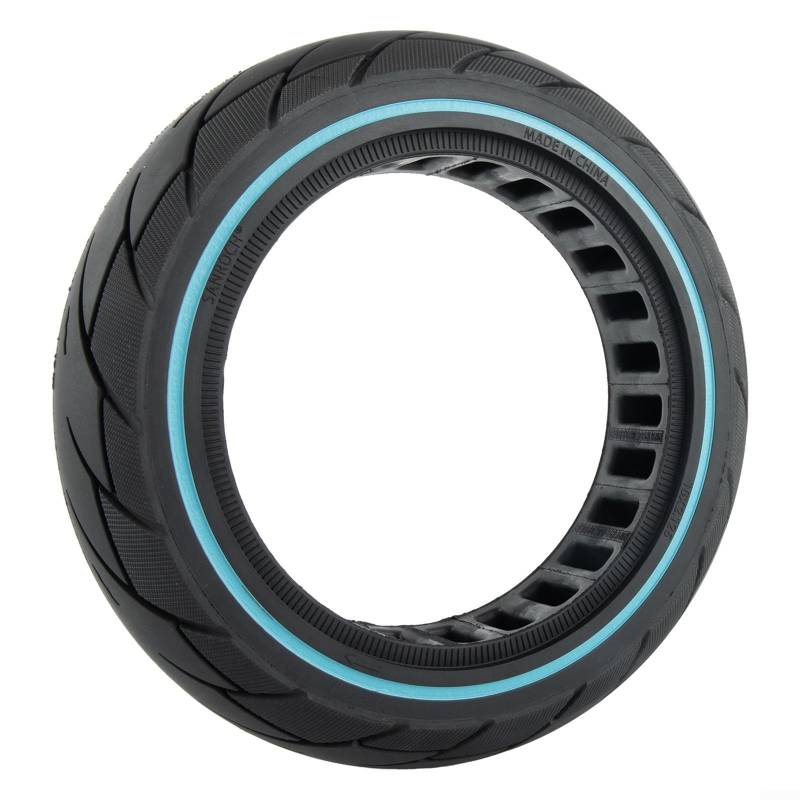 Heavy Duty 10 Zoll Solid Ersatzreifen geeignet für Segway NineFor Elektroroller (F20/F25/F30/F40) (Blau) von MeevrgR