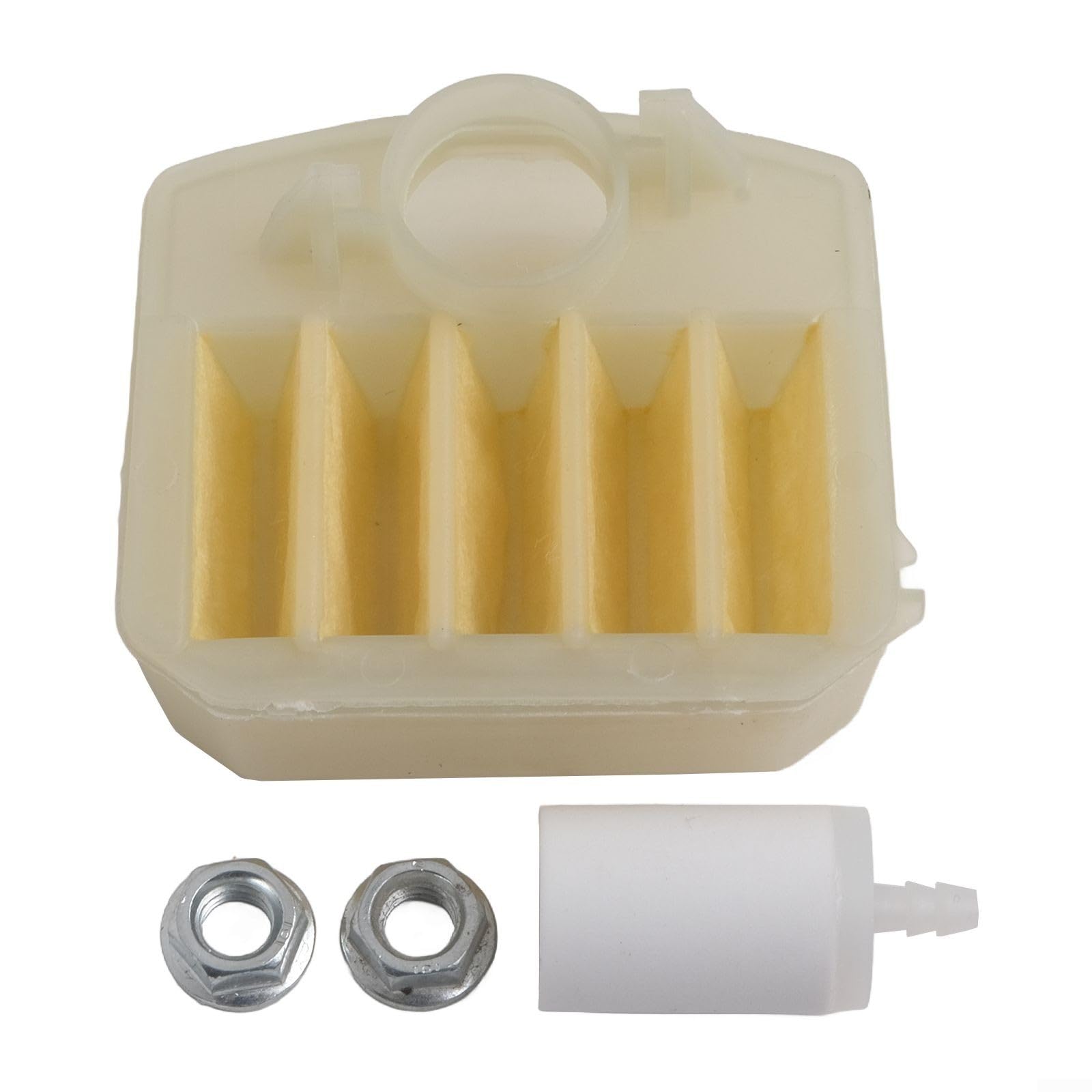 Luftfilter-Stangenmuttern plus Kraftstofffilter-Paket, speziell für Kettensägen der Modellreihe 340 353 von MeevrgR