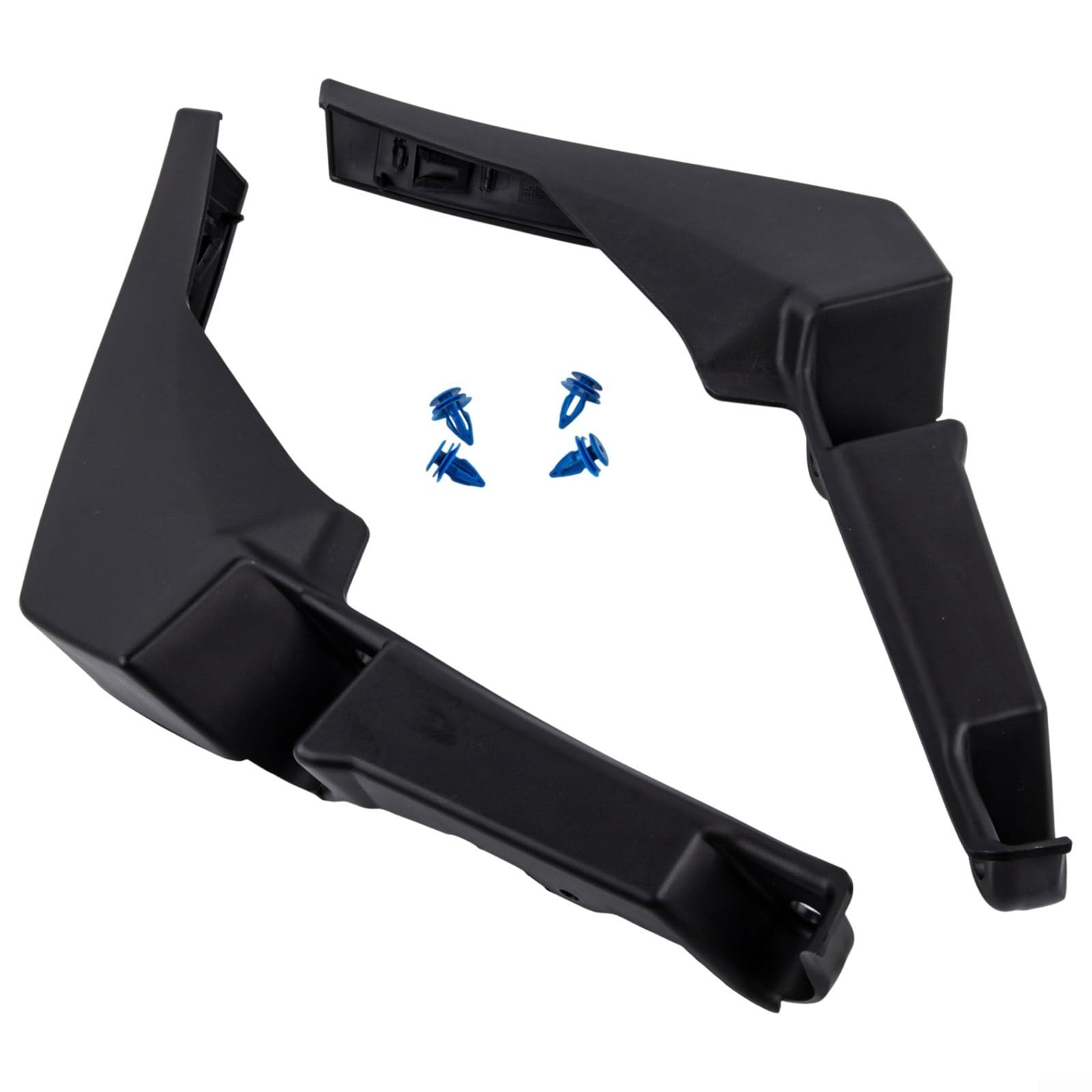 MeevrgR Frontstoßstangen-Winkel-Finish, schwarz, Kunststoff, OEM LR028551/LR028550, kompatibel mit Land Rover für Range Rover 2012–2016 (1 Paar) von MeevrgR