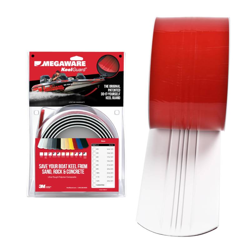 Megaware KeelGuard 102-6W White Keel Guard for 17-18' Boat von Megaware KeelGuard