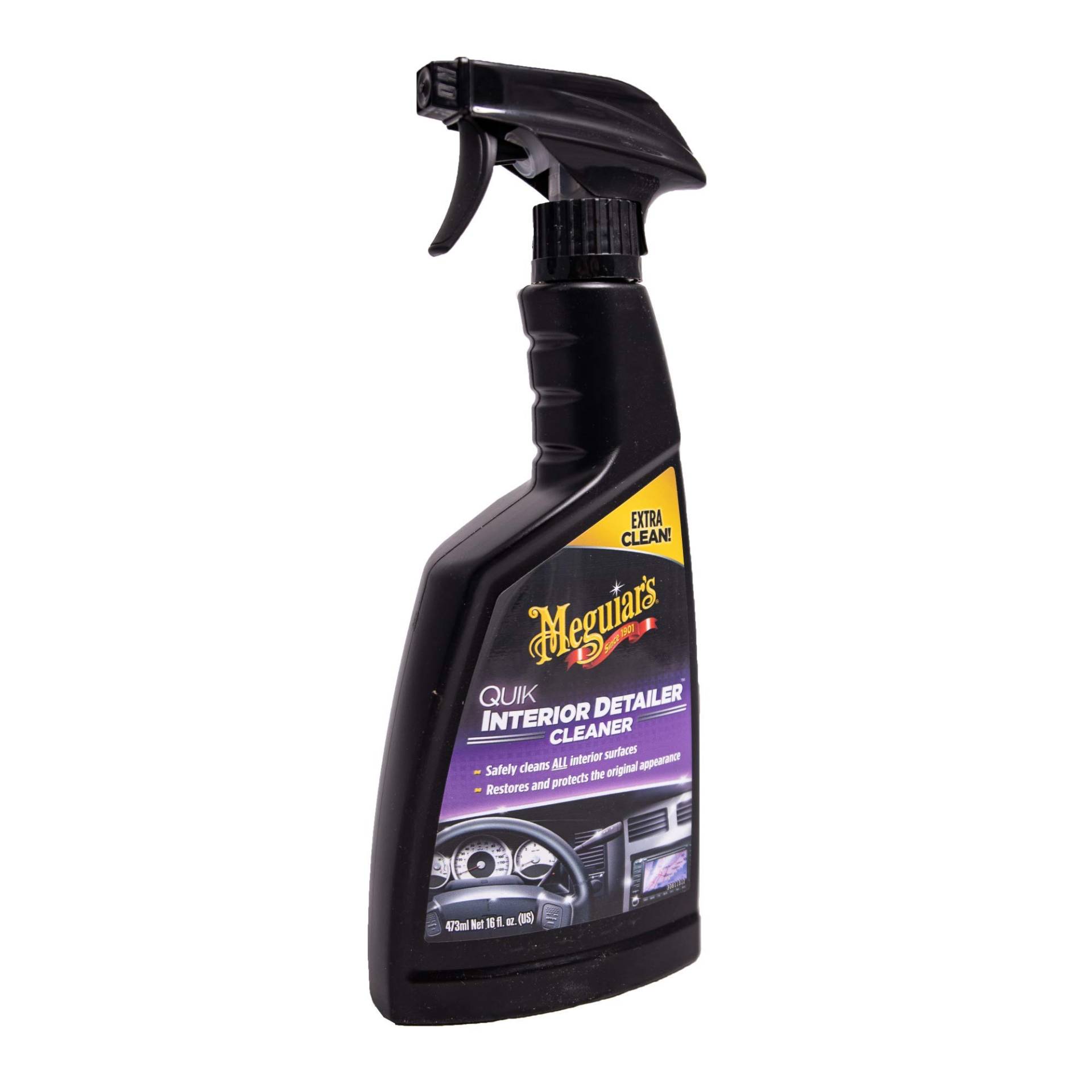 Meguiar's G13616EU Quik Detailer Interior Innenraumreiniger - Autoreinigung - Frischeduft - Kunststoffreiniger - Für alle Oberflächen - Cockpitpflege Auto - Displayreiniger - 473ml von Meguiar's