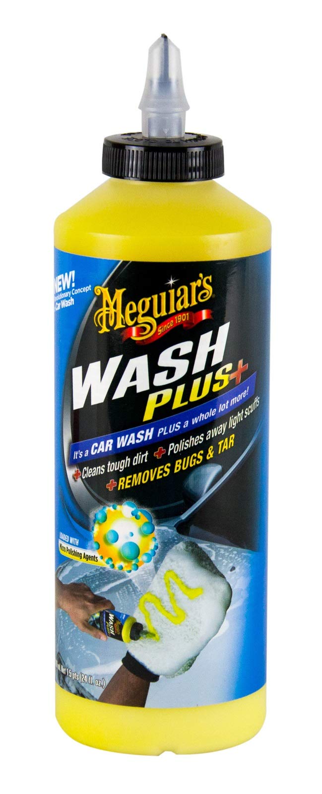 Meguiar's Autoshampoo, Wash Plus, Yellow, 8.5 Oz von Meguiar's