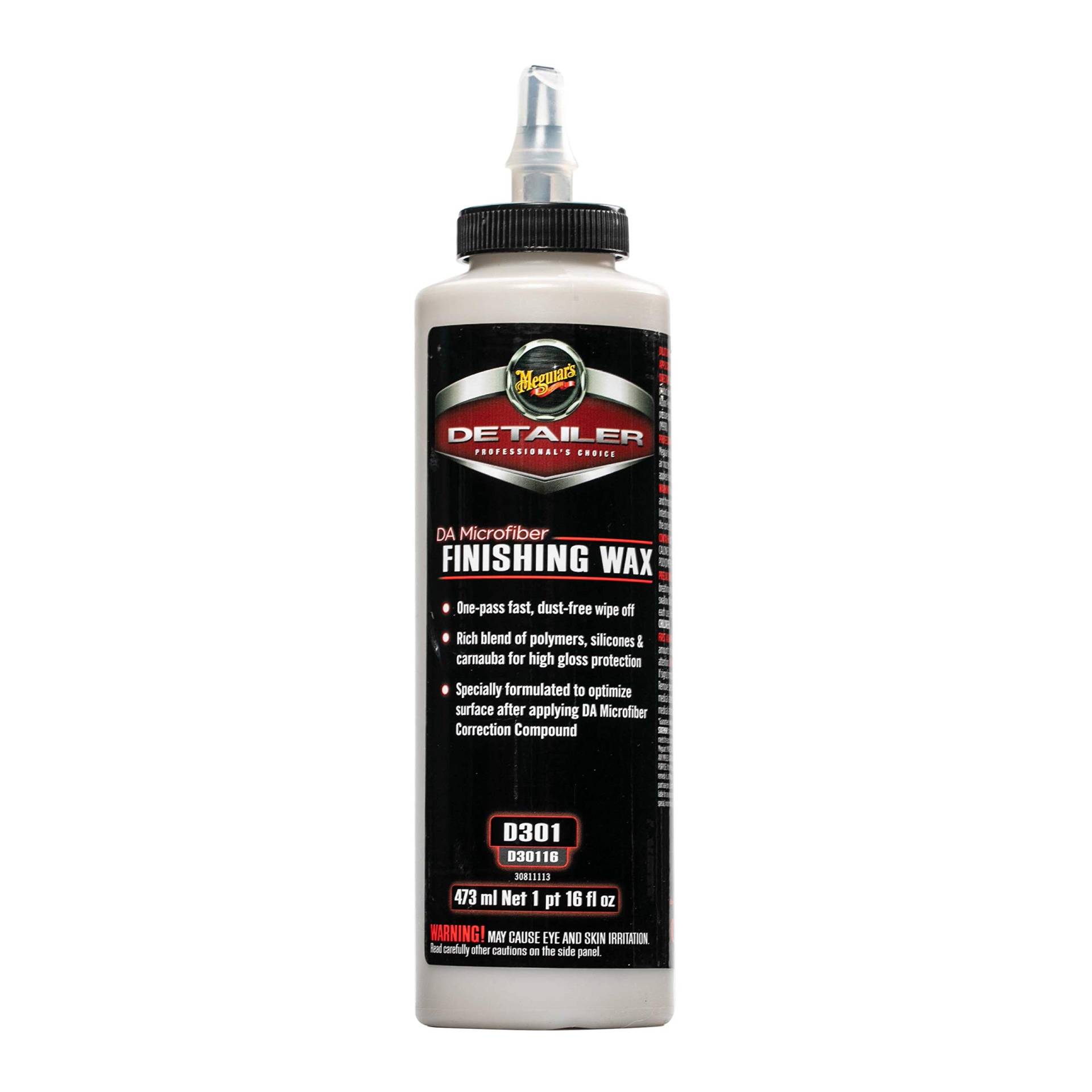 Meguiar's D30116 Detailer DA Microfiber Finishing Wax Autowachs, 473ml von Meguiar's