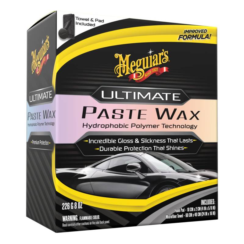 Meguiar's G210608EU Ultimate Paste Wax Autowachs, 227g von Meguiar's