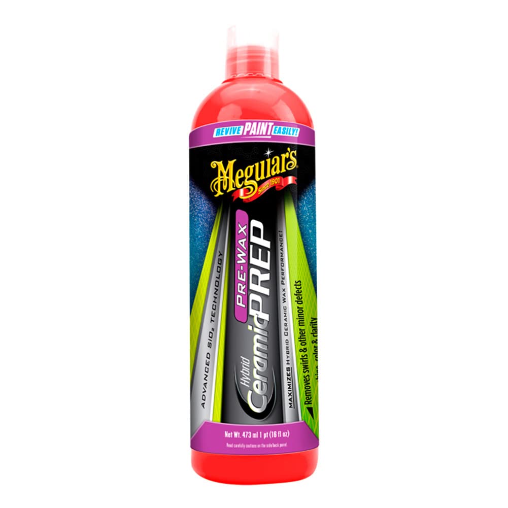 Meguiar's G220416EU Hybrid Ceramic Pre-Wax Prep, Autopolitur, 473ml von Meguiar's