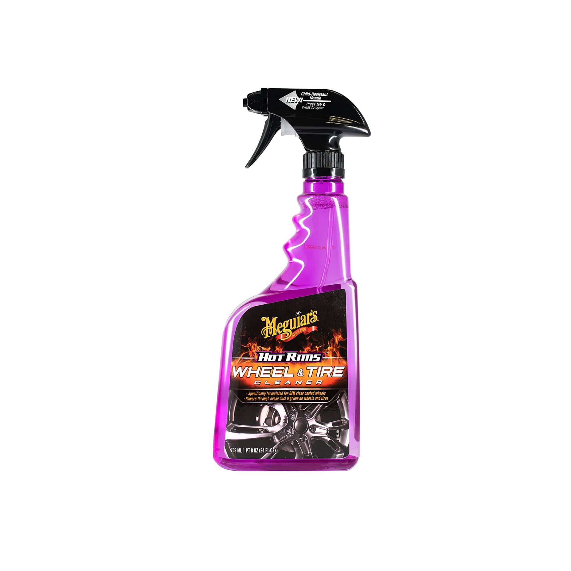 Meguiar's G9524EU Hot Rims All Wheel Cleaner Felgenreiniger, 710ml von Meguiar's