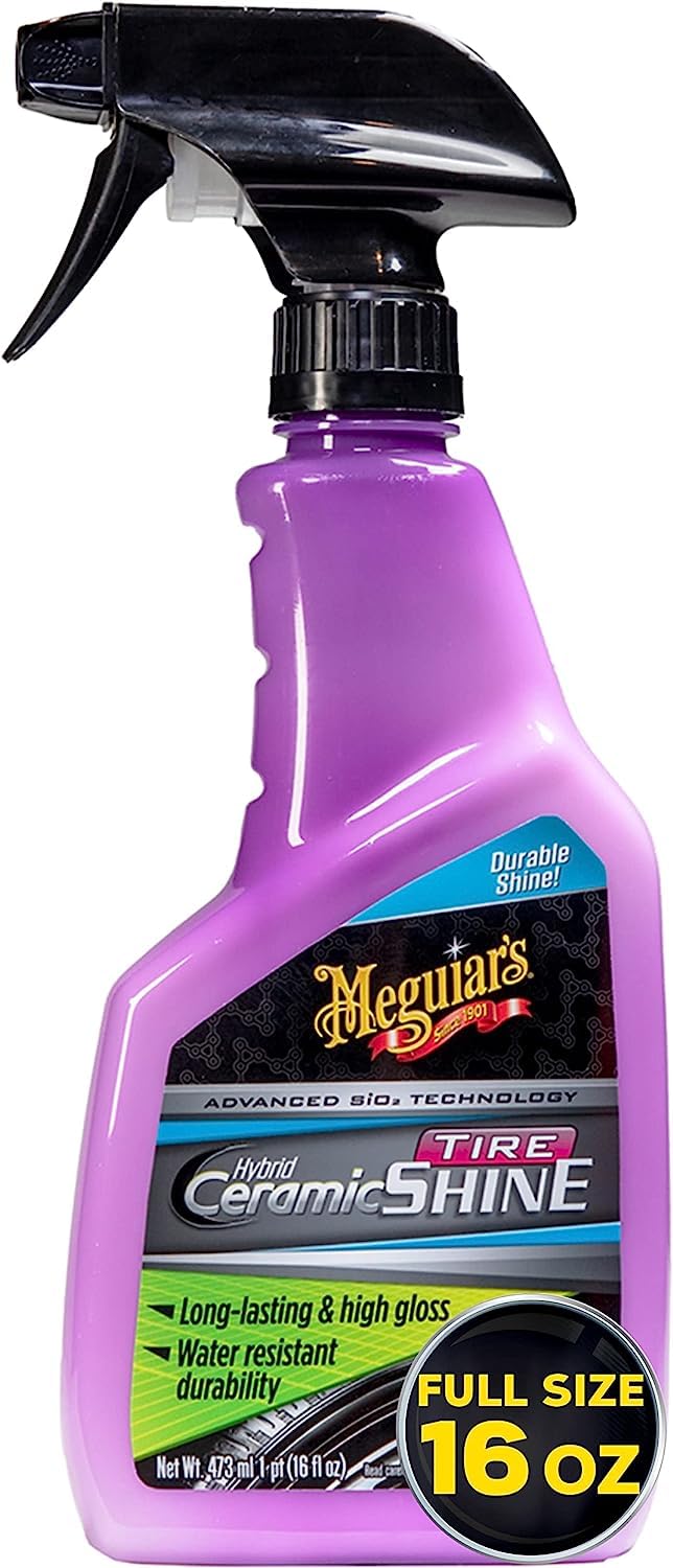 Meguiar's G230416EU Hybrid Ceramic Tyre Shine, 473ml, Reifenglanz von Meguiar's