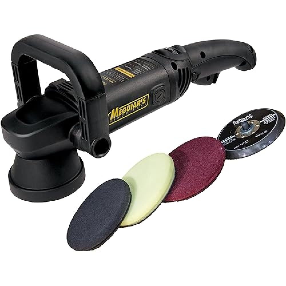 Meguiar's MT310PADKIT Exzenter Poliermaschine inklusiv Polierpads von Meguiar's