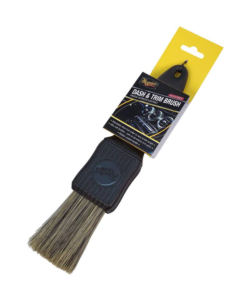 Meguiar's X2001EU Dash & Trim Interior Detailing Adjustable Brush, einstellbare Innenraumbürste von Meguiar's