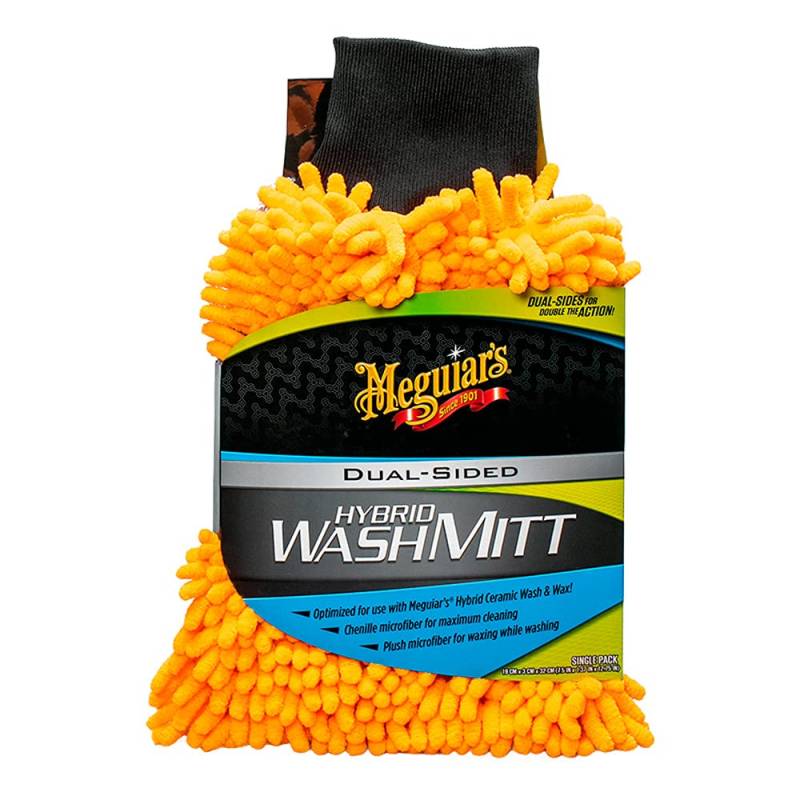 Meguiar's X210200EU Hybrid Microfibre Wash Mitt, Waschhandschuh von Meguiar's