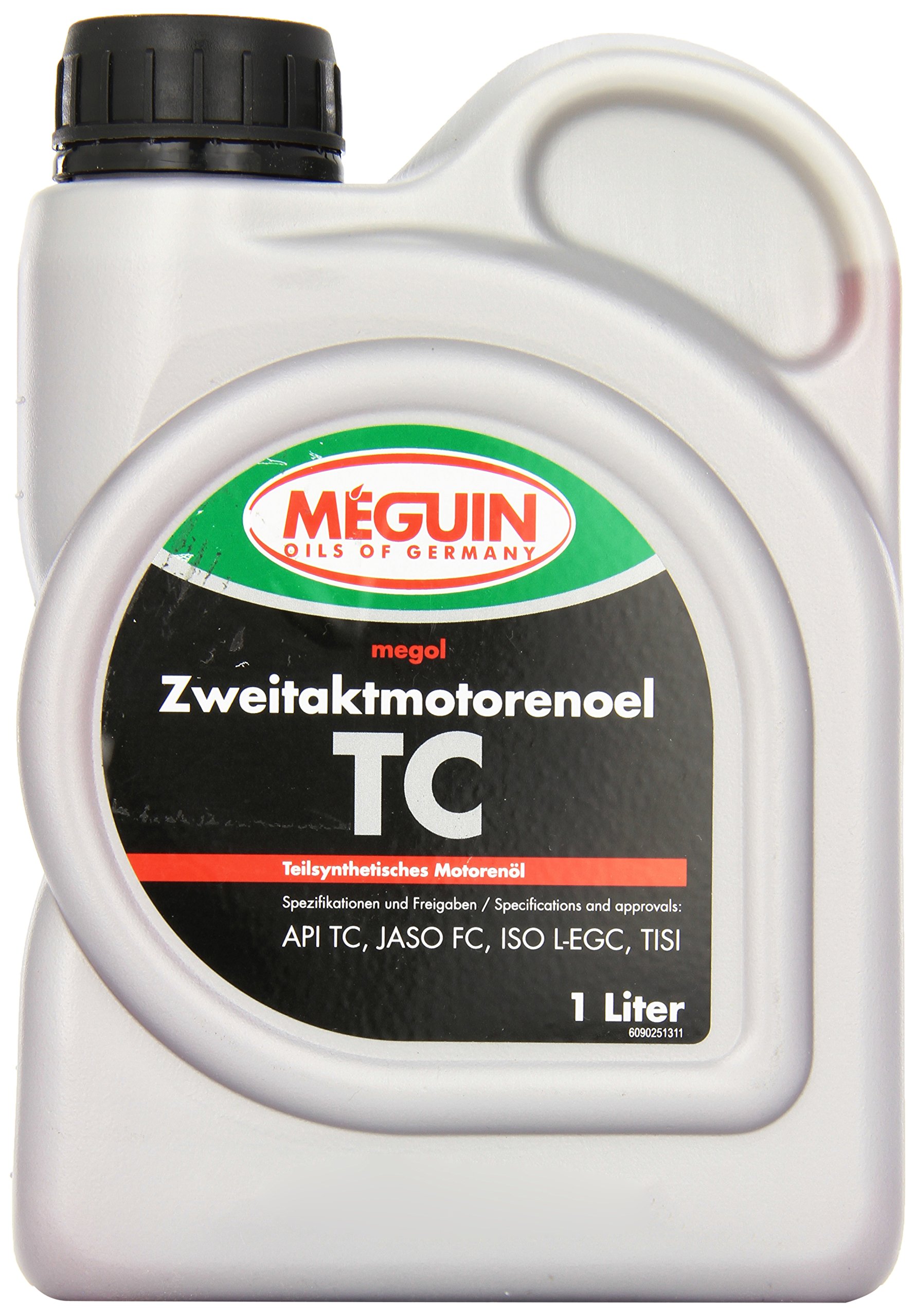 Meguin 9025 Megol Zweitaktmotorenöl TC Teilsynthetisch, 1 L von Meguin