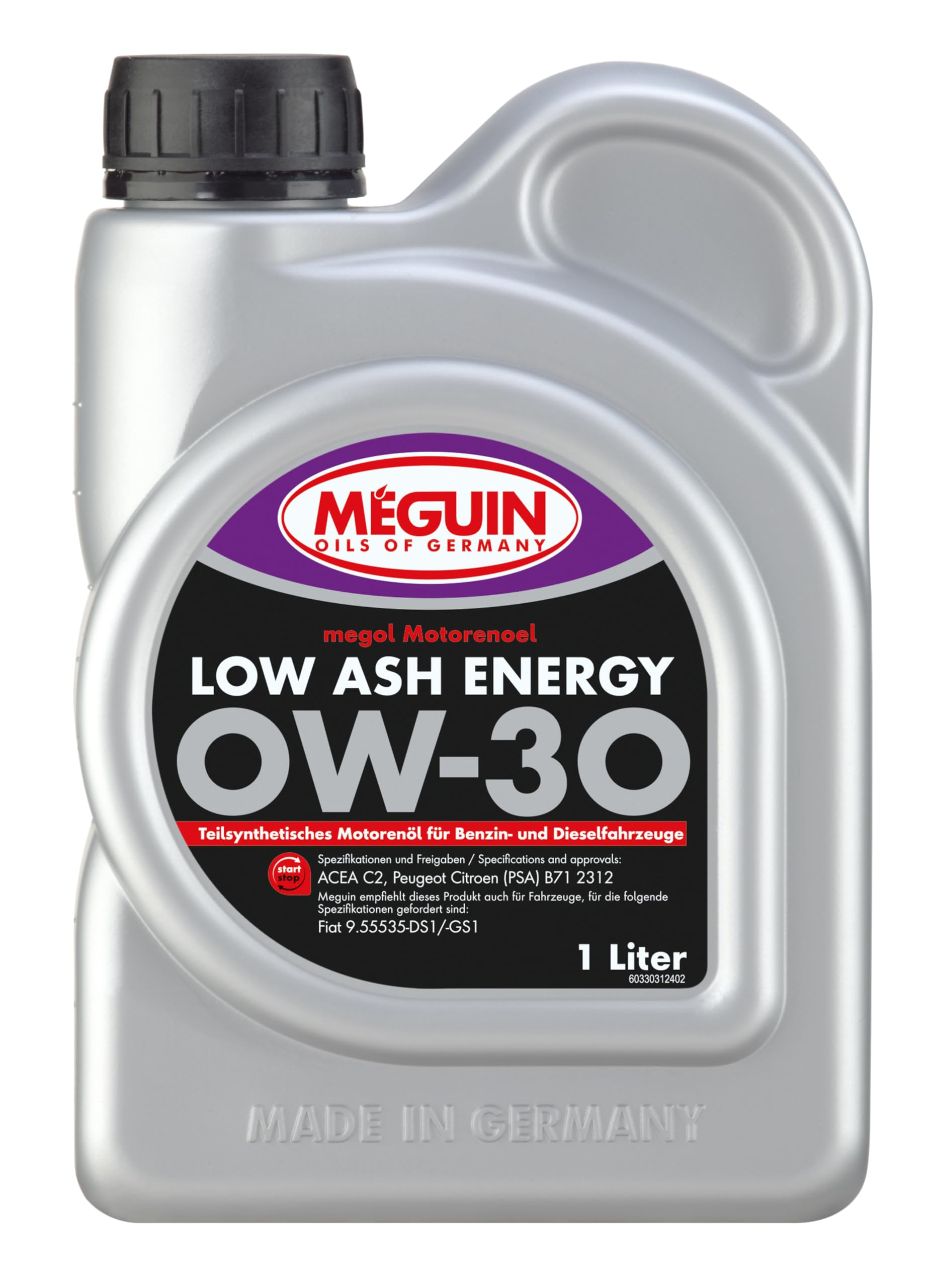 megol Motorenöl Low Ash Energy SAE 0W-30 | 1L | Motoröle | Art.-Nr.: 33031 von Meguin