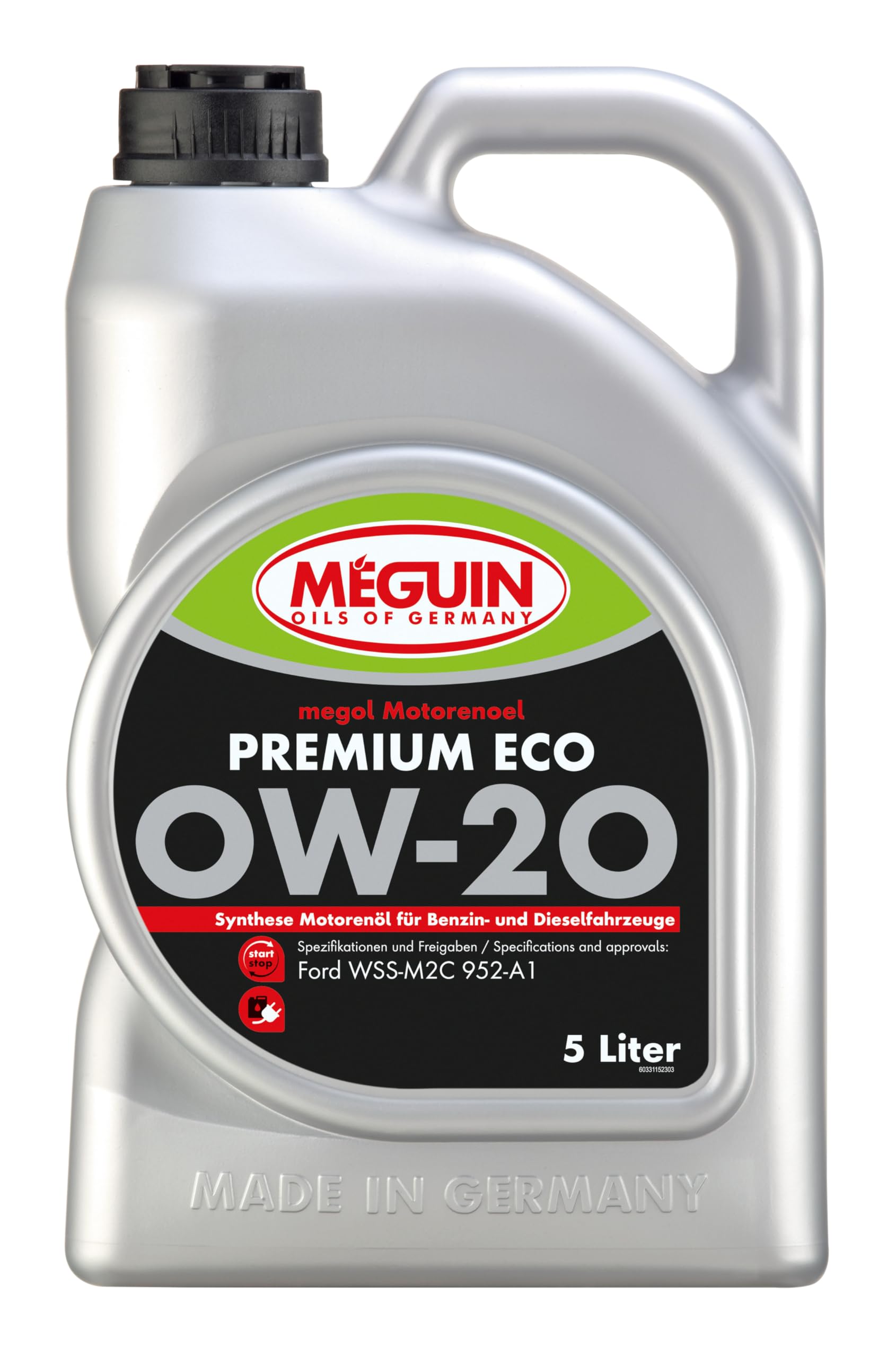 megol Motorenöl Premium ECO SAE 0W-20 | 5L | Motoröle | Art.-Nr.: 33115 von Meguin