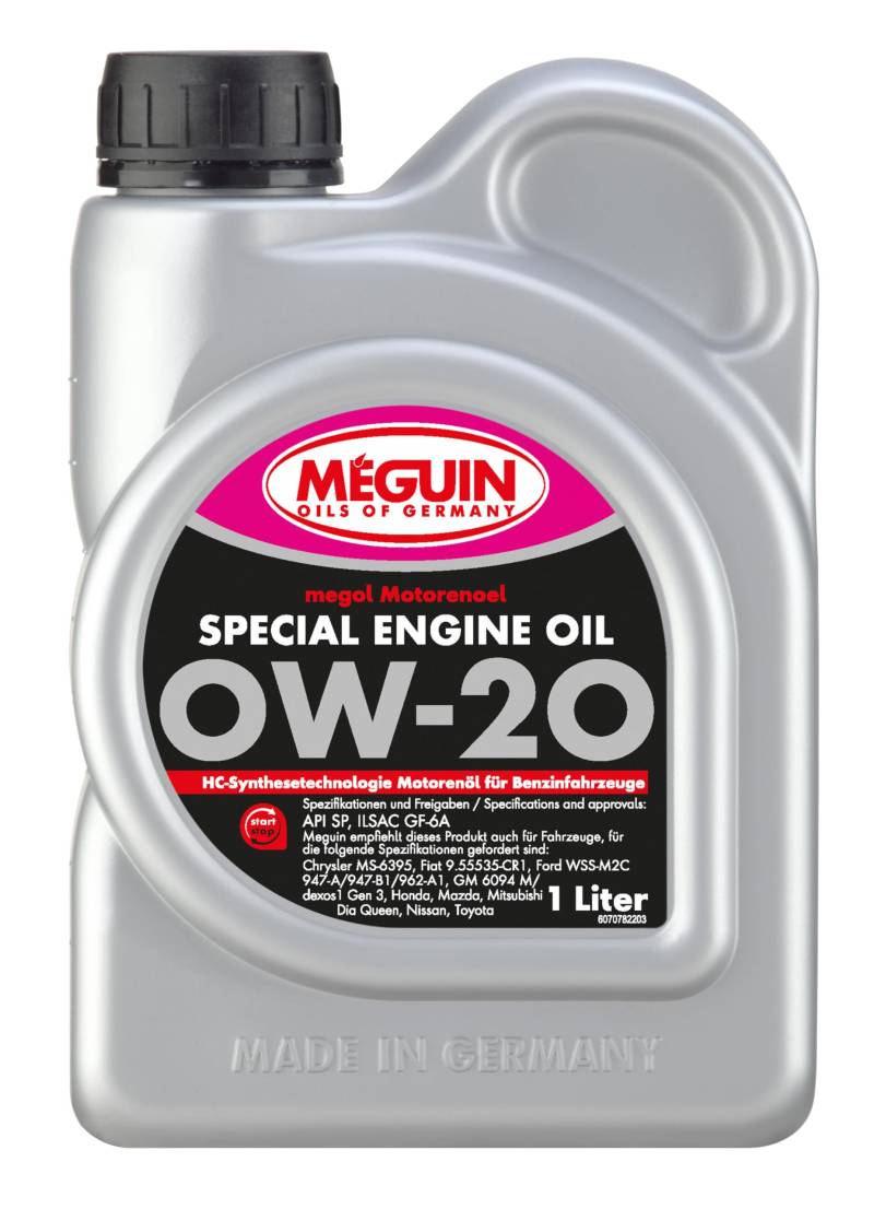 megol Special Engine Oil SAE 0W-20 | 1L | Motoröle | Art.-Nr.: 7078 von Meguin