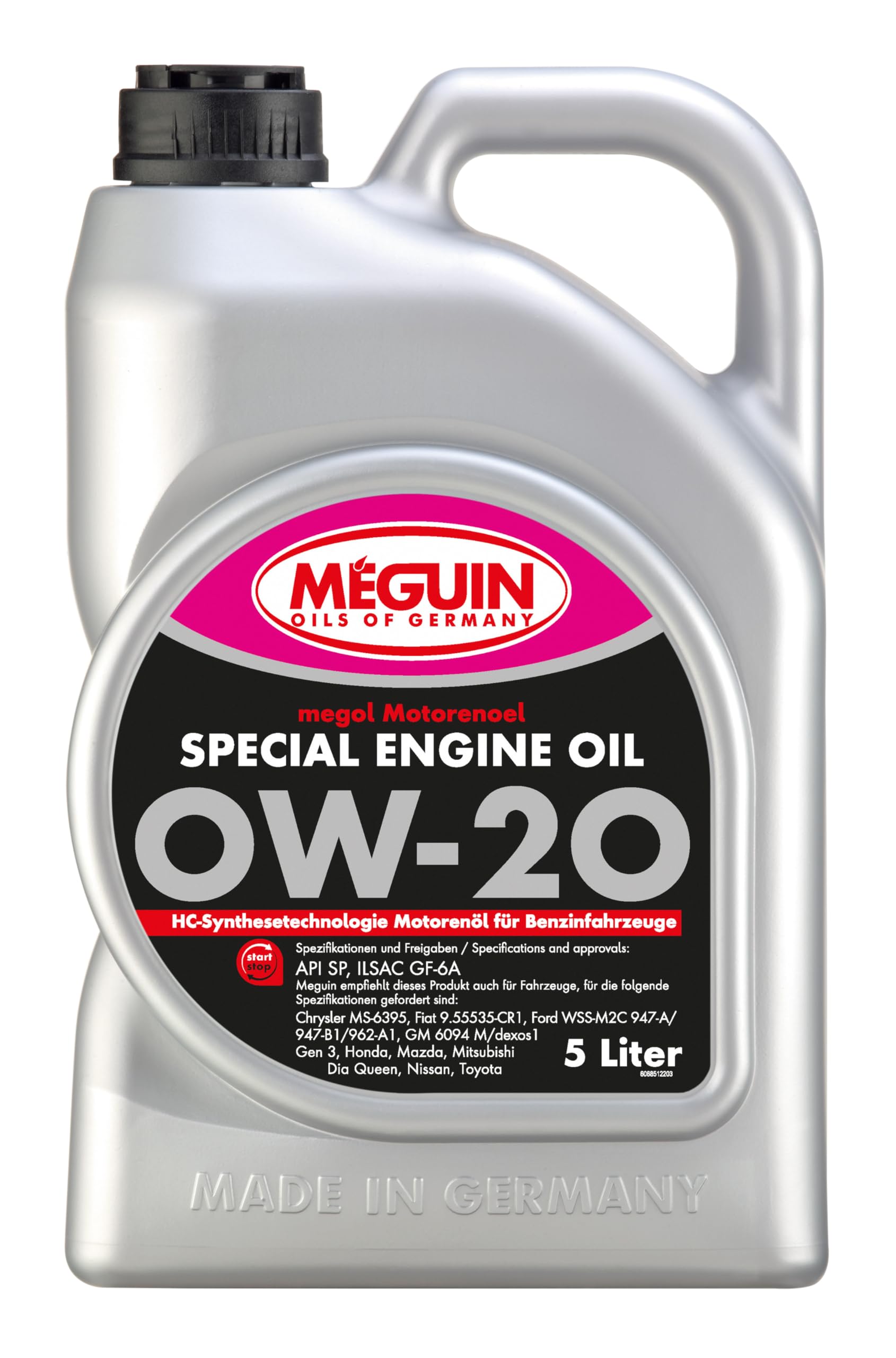 megol Special Engine Oil SAE 0W-20 | 5L | Motoröle | Art.-Nr.: 6851 von Meguin