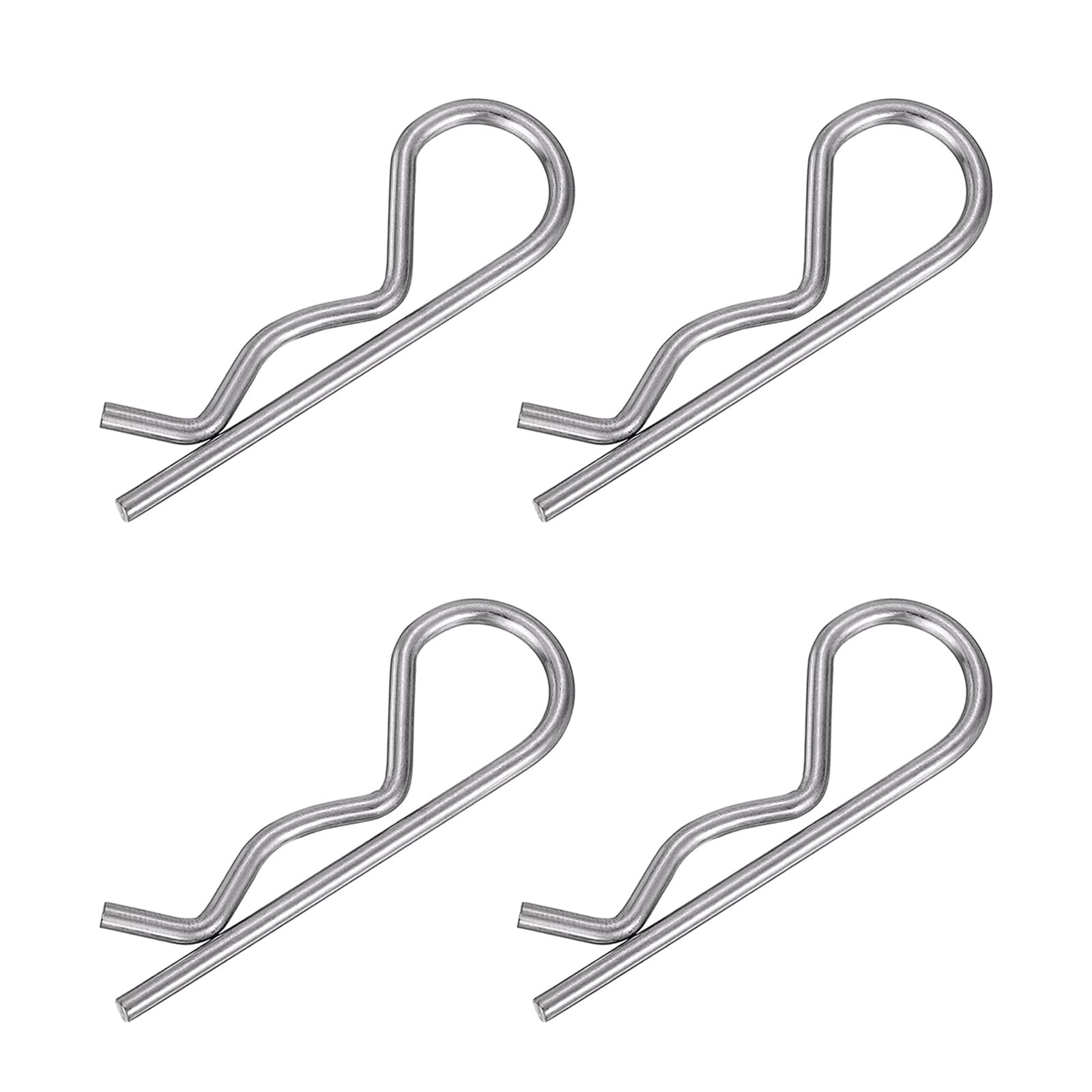 Meiliyizu 10 Stück Ohrförmige Federspinte aus Stahl, Haarnadel-Clips, Marine-Hardware-Verschluss für effektive Kupplungen, Stift-Verriegelungslösung von Meiliyizu