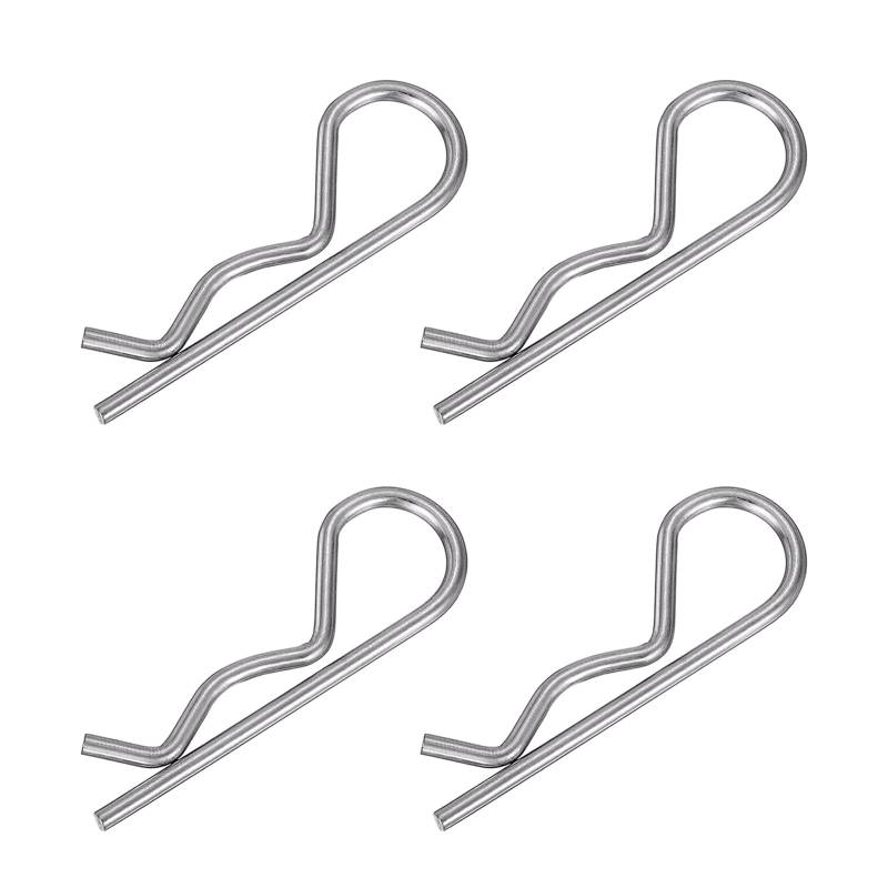 Meiliyizu 10 Stück Ohrförmige Federspinte aus Stahl, Haarnadel-Clips, Marine-Hardware-Verschluss für effektive Kupplungen, Stift-Verriegelungslösung von Meiliyizu