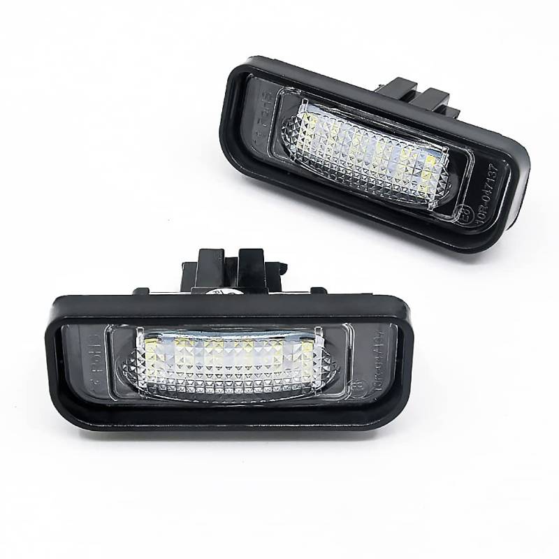 LED Kennzeichenbeleuchtung für Mercedes Benz W220 DC 12V 18 SMD-3528 Benz W220 99-05 Auto Kennzeichenbeleuchtung von Meimeier