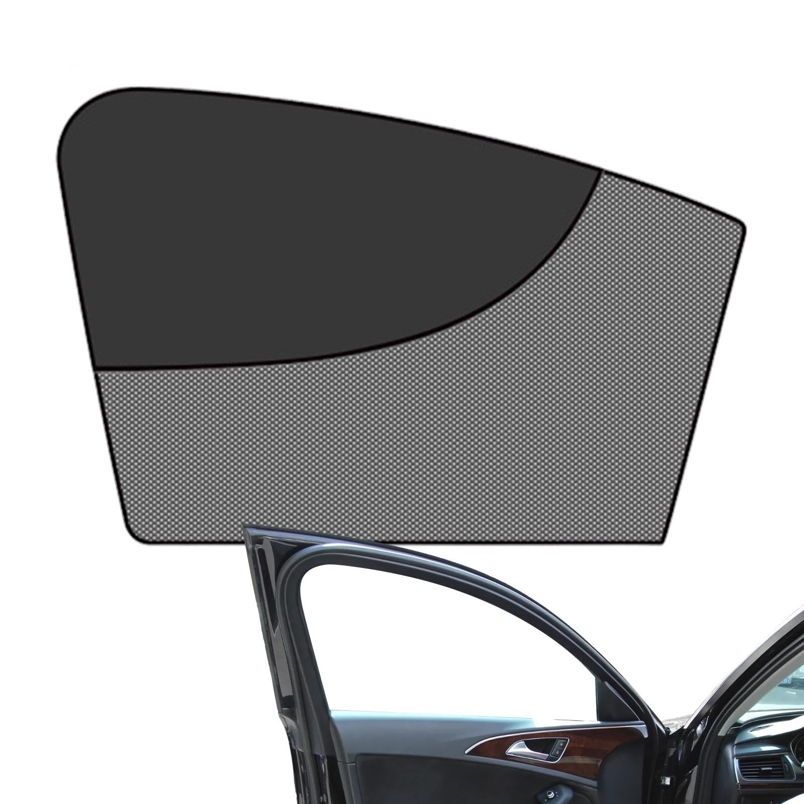 Meindin UV-Schutz, Auto-Fensterschutz, UV-Schutz, magnetische Sichtschutzvorhänge, atmungsaktives Netz mit sichtbarem Bereich zum Stillen, passend für Vordersitz/Rückseite von Meindin