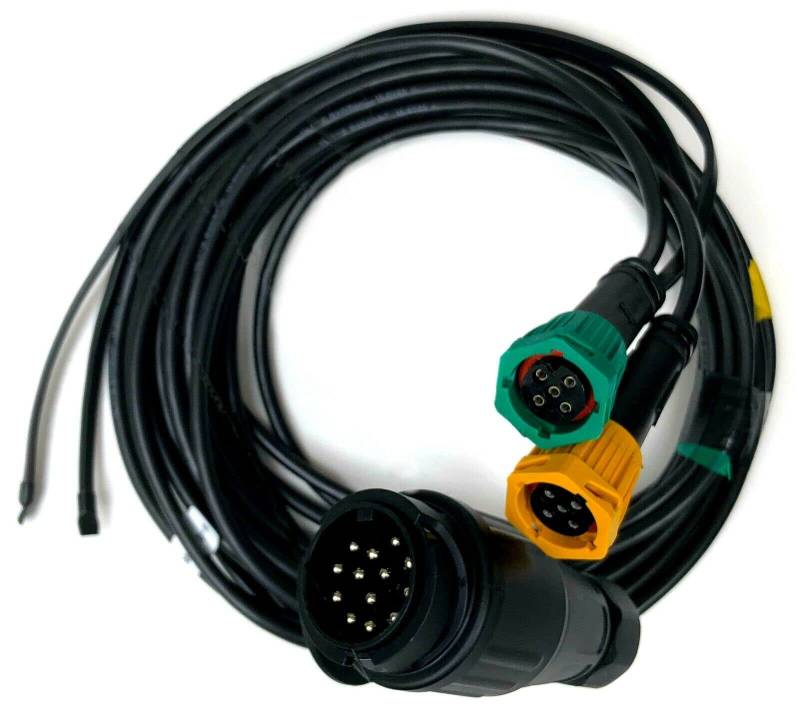 MelTruck® Kabelsatz Anhänger 5m Stecker 13-poliger für Rückleuchten mit 0,5 m Abgang PKW von MelTruck