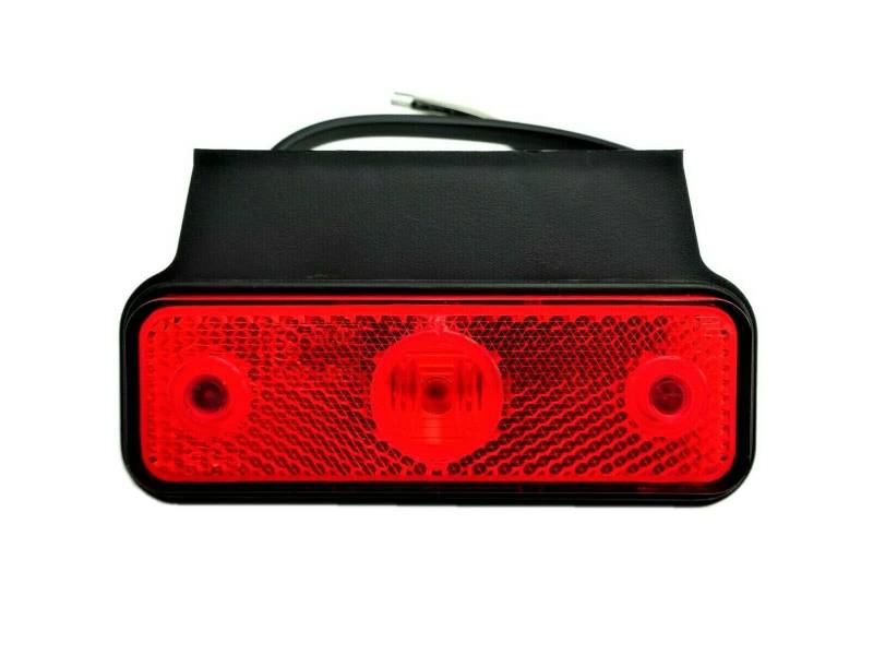 MelTruck® ROT LED Umrissleuchte Positionsleuchte hinten 12V 24V E9 für LKW Anhänger Trailer von MelTruck