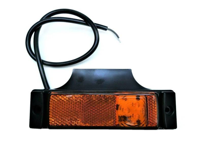 MelTruck LED Umrissleuchte Positionsleuchte vorne 12V 24V für LKW PKW Anhänger Wohnwagen (gelb) von MelTruck