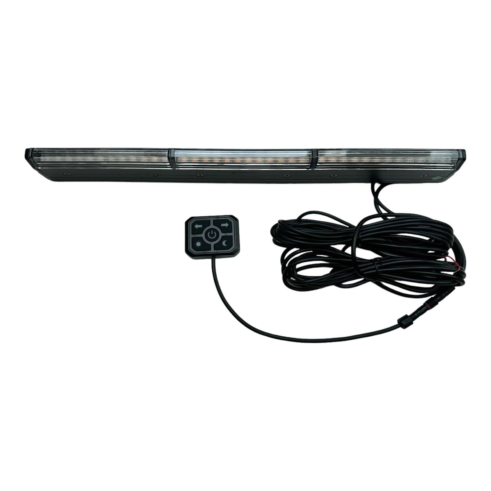 MelTruck Slim LED Lichtbalken Warnleuchte 473 mm Warnbalken mit Steuerungspanel 12V 24V von MelTruck