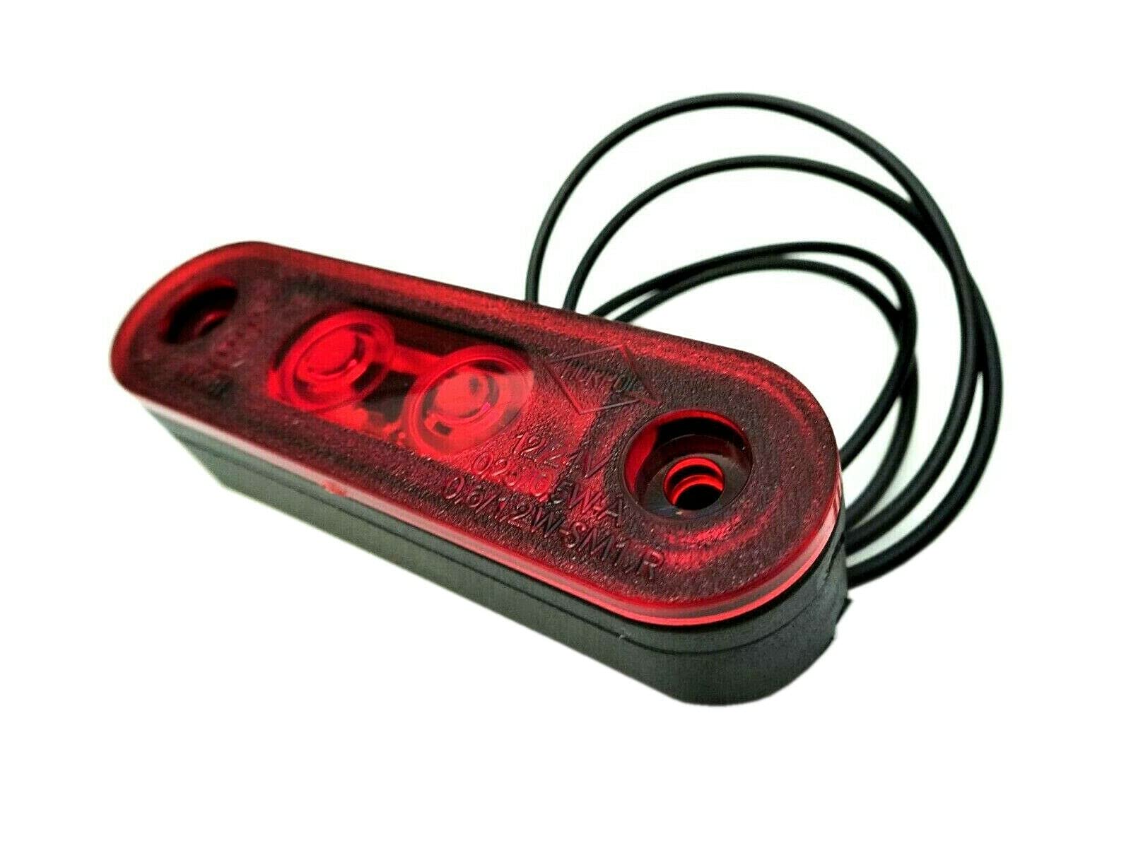 MelTruck Rot LED Umrissleuchte Positionsleuchte hinten 12/24V f. LKW PKW Anhänger Trailer von MelTruck