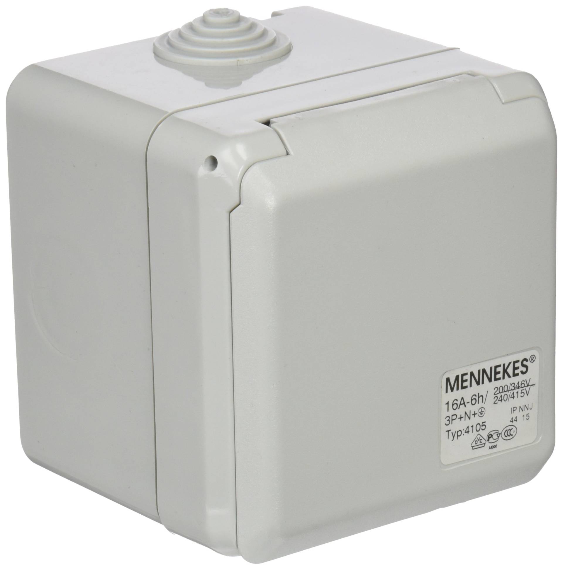 Mennekes (Unternehmen) 101100350 Basen in System cepex-th, Steckdosen CEE, 400 V, 50–60 Hz, 16 A, 5-polig, IP 44, 5 Paket von Mennekes