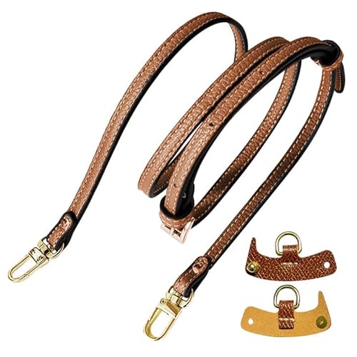 MeoZynxadril Schultergurt, Schulterriemen Aus Leder, 90-125 cm Verstellbarer Schulterriemen, mit 2 Adaptern, Mini Bag Straps, Taschengurt Gurt Verlängerung, Schultergurte für Handtaschen von MeoZynxadril