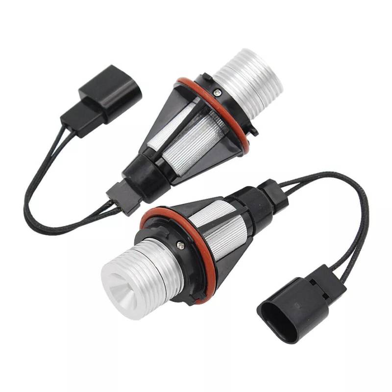 Merautop SJ 2 Stück Angel Eye-Glühbirnen für Standlicht vorn Ersatz für 1er E87 5er E39 E60 E61 6er E63 E64 7er E65 E66 X3 E83 X5 E53 Autozubehör Teil# 63126929309 63126916097 6312694048 von Merautop SJ