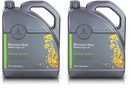 Original Mercedes Benz Motorenöl 5W-30 MB 229,51 5 L (Packung mit 2) von Mercedes Benz