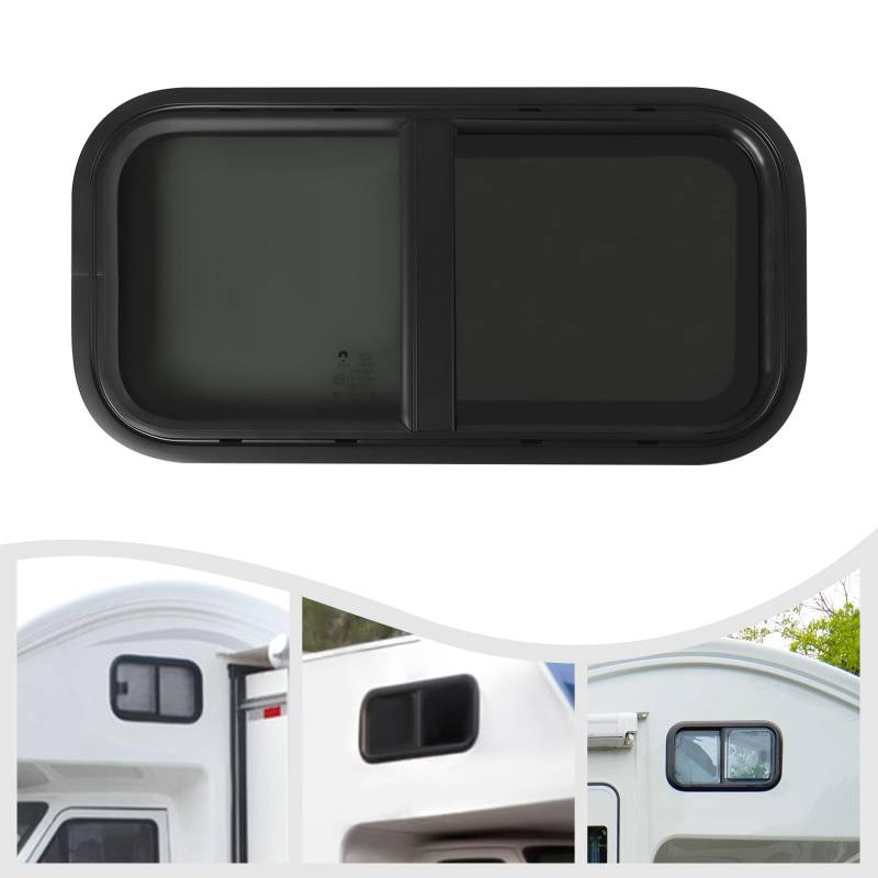 Mermajestic Caravan Seitenfenster, Wohnmobil Schiebefenster Wohnwagen Fenster Aluminium, Wohnmobil Fenster Camper Fenster 70 x 40cm, Für Wohnmobile, Anhänger, Pickups, oder Modifizierte Fahrzeuge von Mermajestic