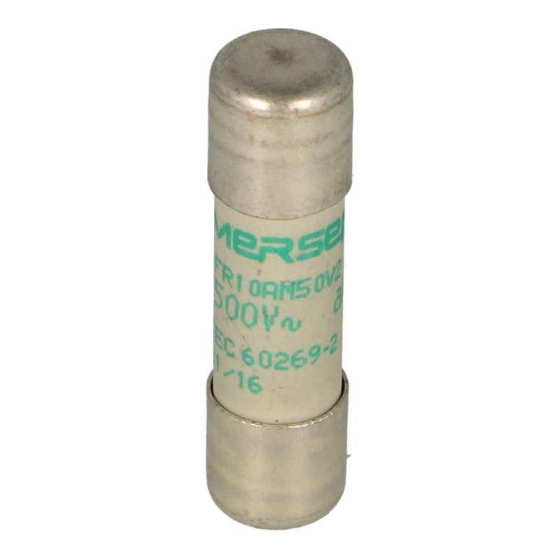 H218714J | H218714 | FR10AM50V2 | MERSEN (FERRAZ) CYLINDRICAL FUSE-LINK AM 500VAC 10.3X38, 2A von Mersen