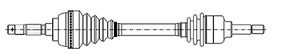 Antriebswelle Vorderachse links Metelli 17-0119 von Metelli