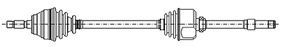 Antriebswelle Vorderachse links Metelli 17-0395 von Metelli