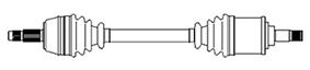 Antriebswelle Vorderachse rechts Metelli 17-0220 von Metelli