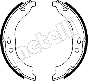 Bremsbackensatz, Feststellbremse Hinterachse Metelli 53-0094 von Metelli